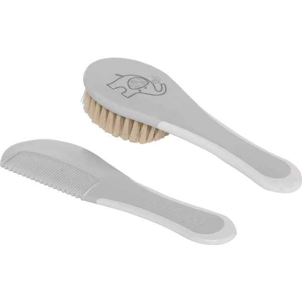 Bébé-jou® Kamm Und Bürste Ollie Grau 3 Bébé-jou® Kamm Und Bürste Ollie Grau