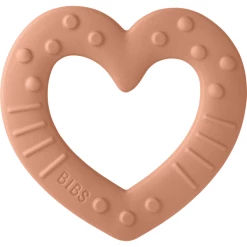 BIBS® Beißring Baby Bitie Peach Heart Ab 3 Monaten