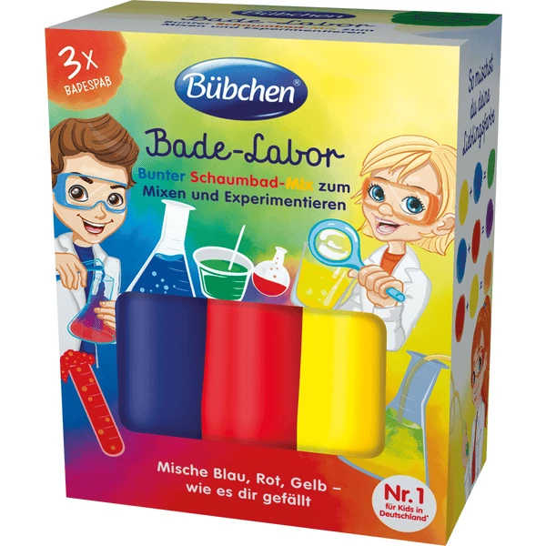 Bübchen Schaumbad-Mix Kids Bade-Labor 3 X 50ml 3 Bübchen Schaumbad-Mix Kids Bade-Labor 3 X 50ml