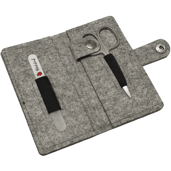 Canal® Manikürset Mit Etui Aus Filz In Baby Rot 3 Canal® Manikürset Mit Etui Aus Filz In Baby Rot
