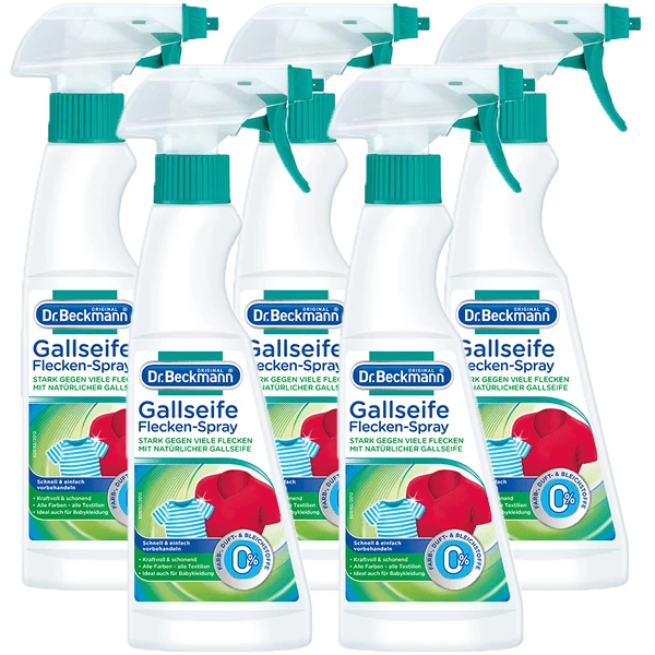 Dr.Beckmann Dr. Beckmann Gallseife Flecken-Spray, 5x 250 Ml 3 Dr.Beckmann Dr. Beckmann Gallseife Flecken-Spray, 5x 250 Ml