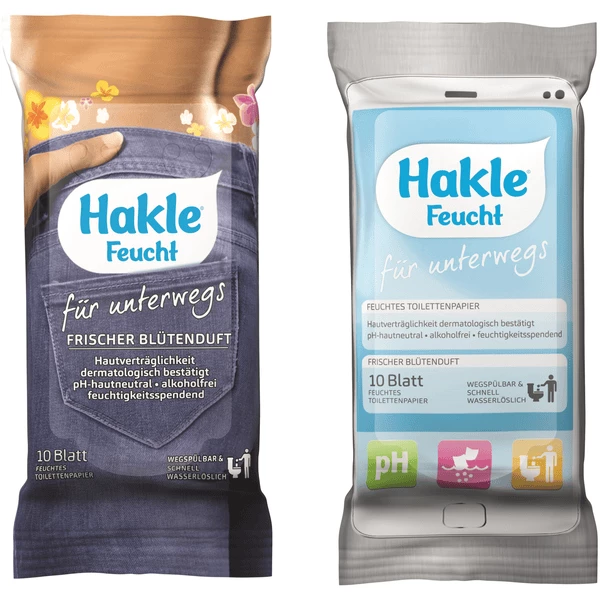Hakle® Feucht Hakle Feuchttücher Reisepackung, 10 Blatt 3 Hakle® Feucht Hakle Feuchttücher Reisepackung, 10 Blatt