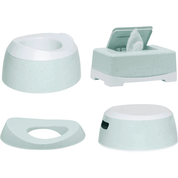 Luma® Babycare Toiletten Trainingsset Speckles Mint 3 Luma® Babycare Toiletten Trainingsset Speckles Mint