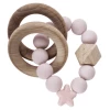 Nibbling Beiß- Und Rasselring STELLAR Greifling Baby Pink -bebe-jou shop nibbling beiss und rasselring stellar greifling baby pink a335570