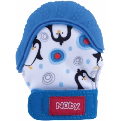 Nuby Nûby Beißhandschuh Happy Hands In Blau