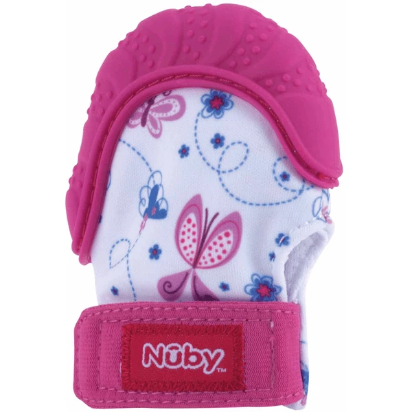 Nuby Nûby Beißhandschuh Happy Hands In Pink 3 Nuby Nûby Beißhandschuh Happy Hands In Pink