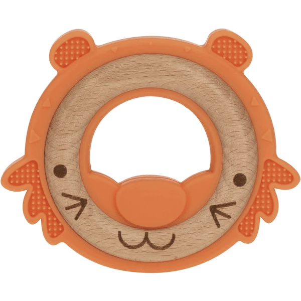 Nuby Nûby Tierbeißring Aus Holz Und Silikon Ab Dem 3. Monat, Tiger 3 Nuby Nûby Tierbeißring Aus Holz Und Silikon Ab Dem 3. Monat, Tiger