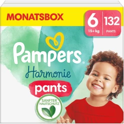 Pampers® Pampers Harmonie Pants Gr. 6, 15 Kg+, Monatsbox (1x132 Windeln)