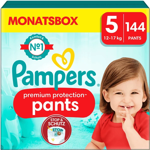 Pampers® Pampers Premium Protection Pants, Gr. 5, 12-17kg, Monatsbox (1x 144 Windeln) 3 Pampers® Pampers Premium Protection Pants, Gr. 5, 12-17kg, Monatsbox (1x 144 Windeln)
