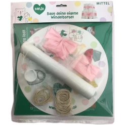 Tanjo Bausatz Mittlere Windeltorte Rosa