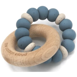 The Cotton Cloud Beißring Bonbon, Smokey Blue