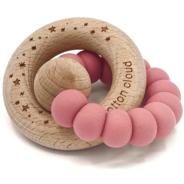 The Cotton Cloud Beissring Round Aus Silikon Wild Rose 3 The Cotton Cloud Beissring Round Aus Silikon Wild Rose